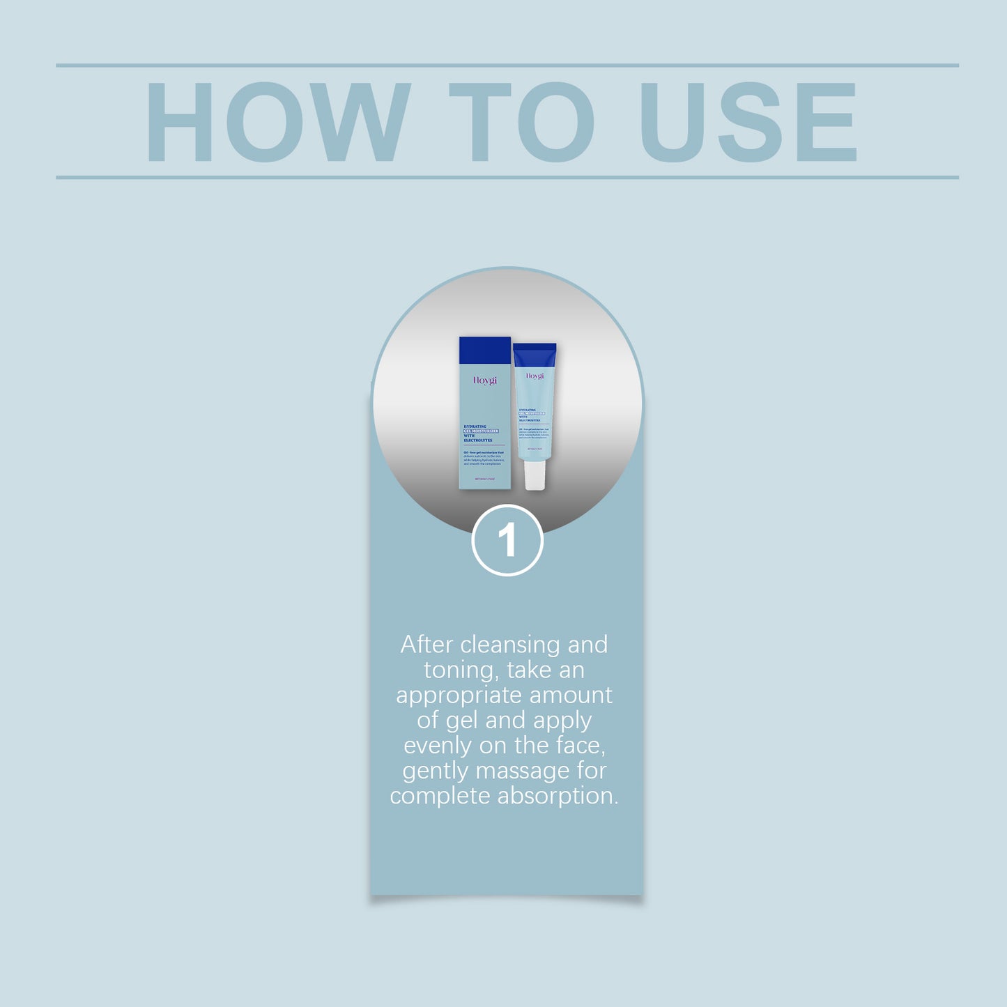 Hoygi Hydrating And Hydrating Facial Gel, Hyaluronic Acid Hydrating Gel