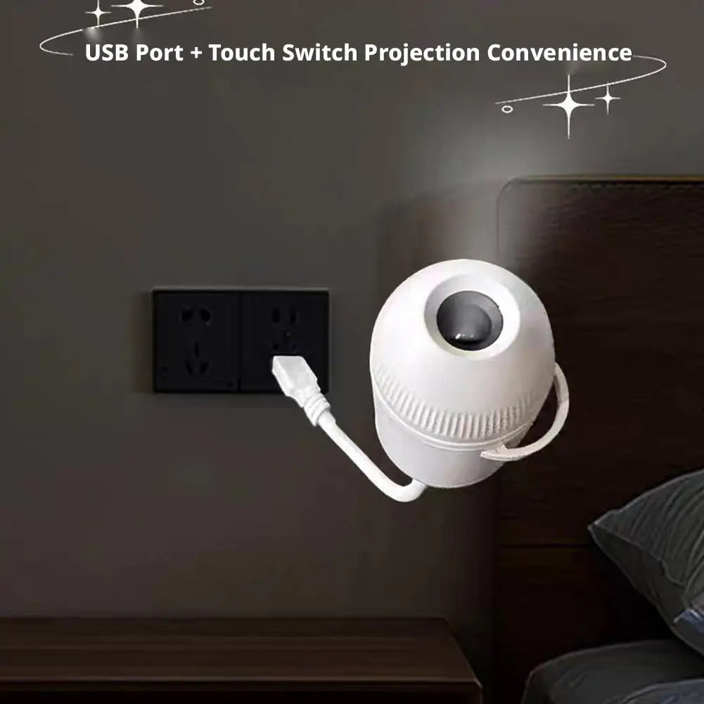 GalaxyStar™ 2-in-1 Rotating Galaxy Projector Night Light