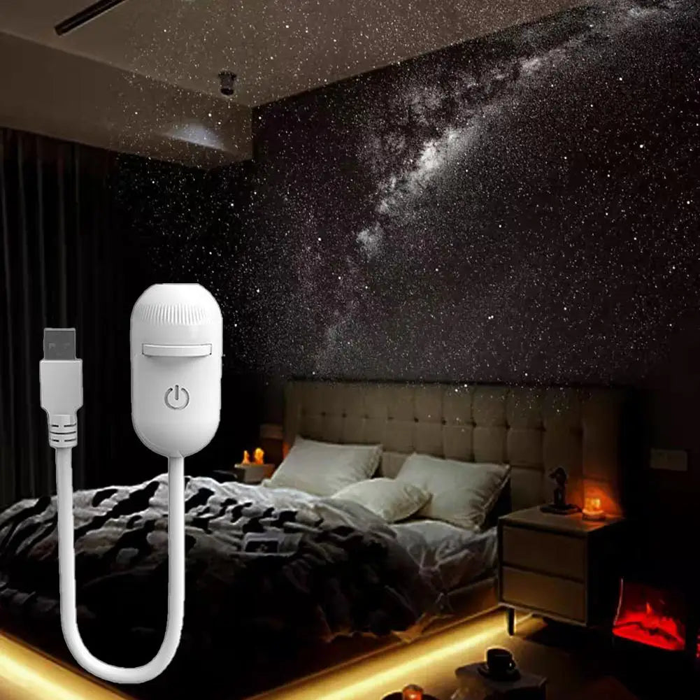 GalaxyStar™ 2-in-1 Rotating Galaxy Projector Night Light