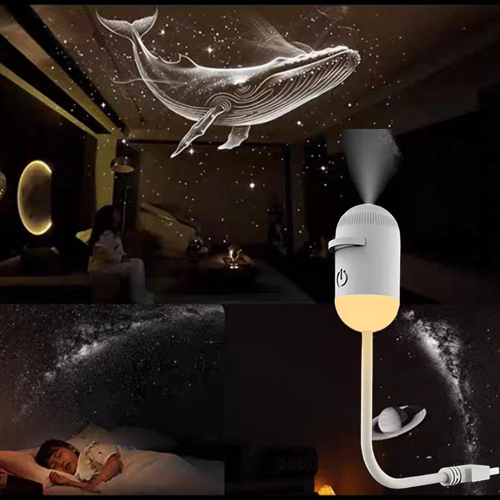 GalaxyStar™ 2-in-1 Rotating Galaxy Projector Night Light