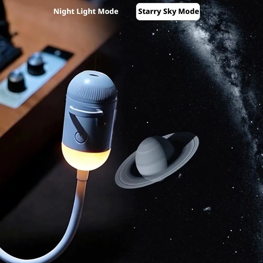 GalaxyStar™ 2-in-1 Rotating Galaxy Projector Night Light