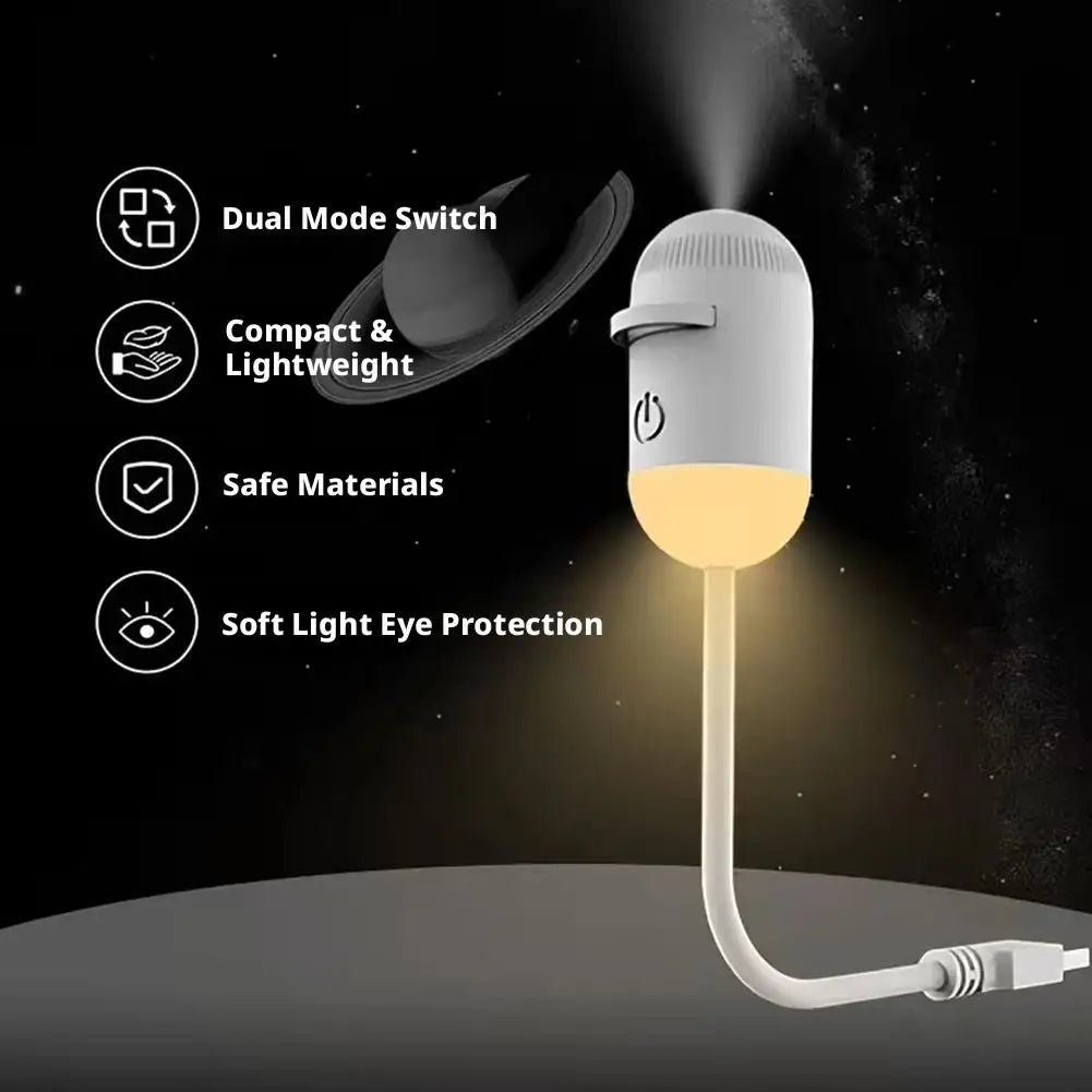 GalaxyStar™ 2-in-1 Rotating Galaxy Projector Night Light
