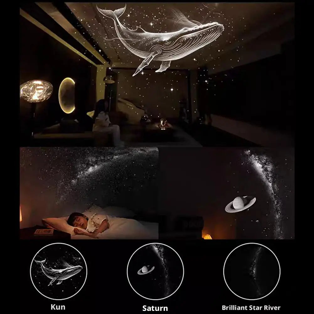GalaxyStar™ 2-in-1 Rotating Galaxy Projector Night Light