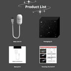 GalaxyStar™ 2-in-1 Rotating Galaxy Projector Night Light