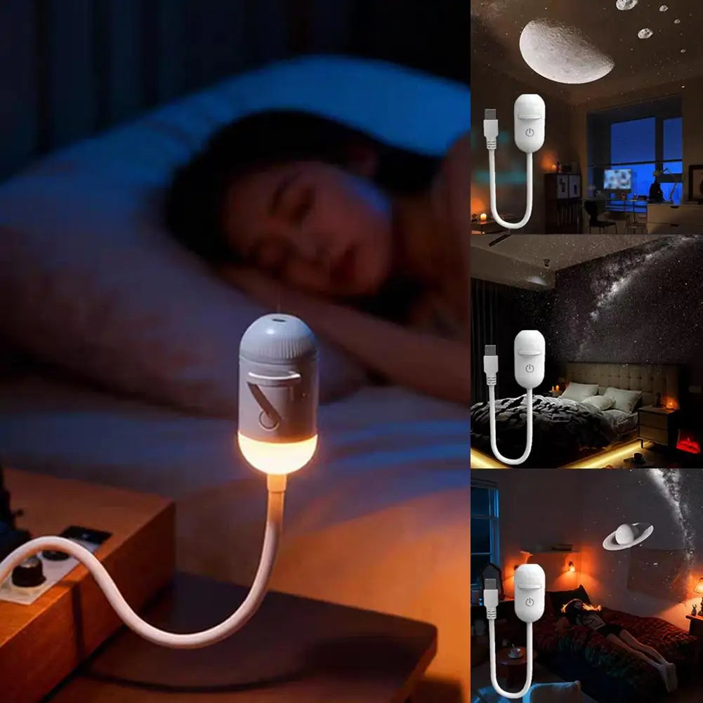GalaxyStar™ 2-in-1 Rotating Galaxy Projector Night Light